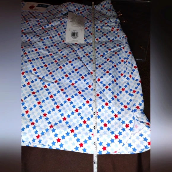NWT🔥Tummy Control Lady Hagen Skort Red & Blue Stars 🤩 XS or Med - Picture 10 of 14